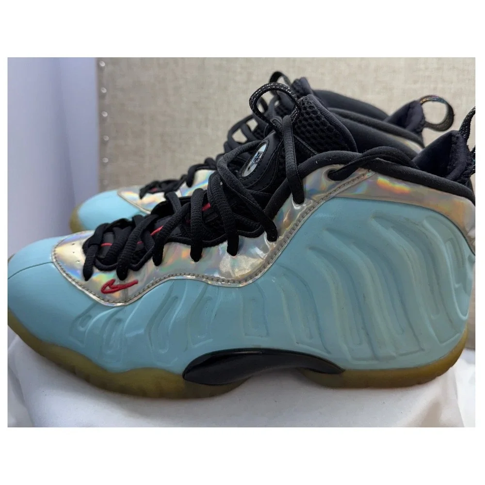 Nike Little Posite One GS Mixtape Copa Blue Iridescent DH6490-400 Size 7Y
